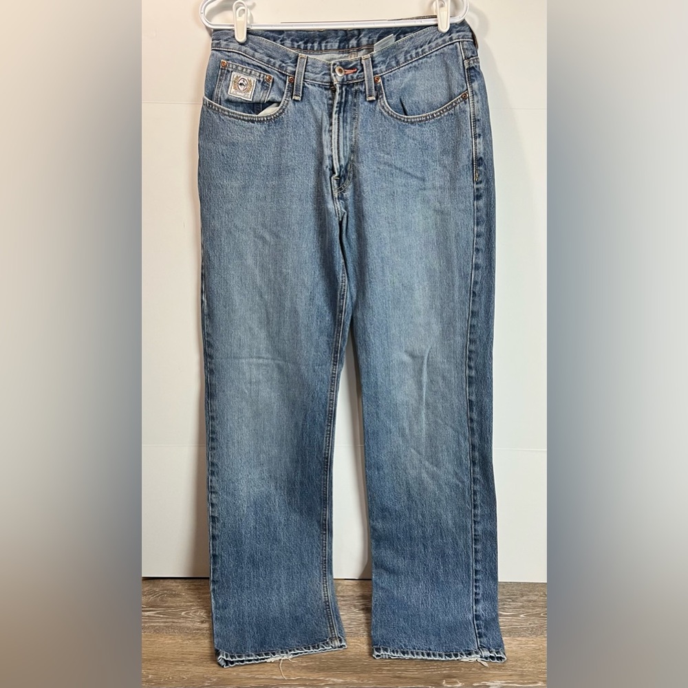 Cinch Men's Jeans Tag 34x38 White Label Distressed White Washed
